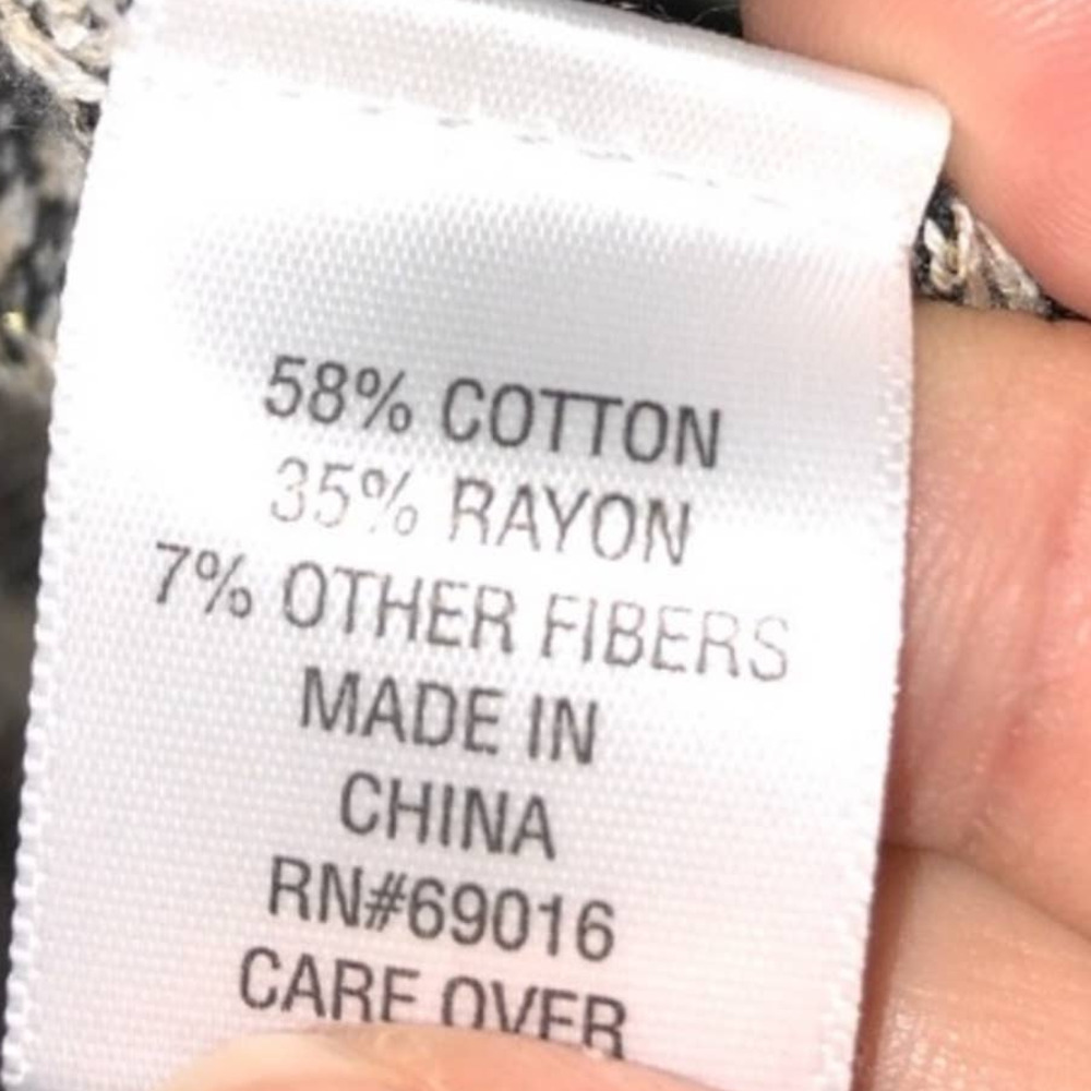 Laura Ashley Cheetah/ Zebra Print Cardigan Sweater Size Petite Large - Picture 10 of 12